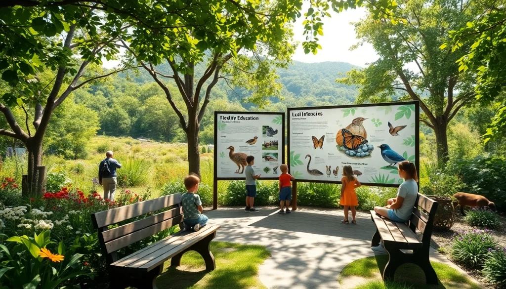 Engaging wildlife education display at www.sudswild.com, showcasing nature in a vibrant outdoor setting.