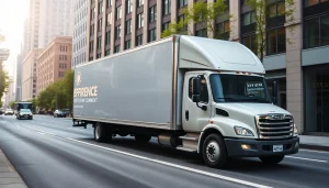 Efficient Umzug Erlangen service showcasing a professional moving truck in action.