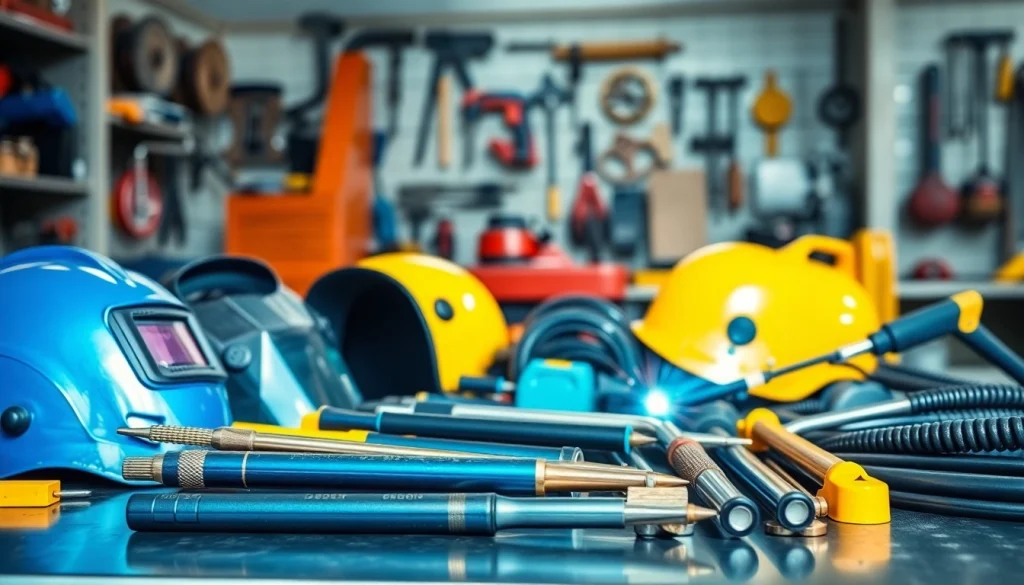 Find quality welding supply close to me, showcasing essential equipment in a professional setting.