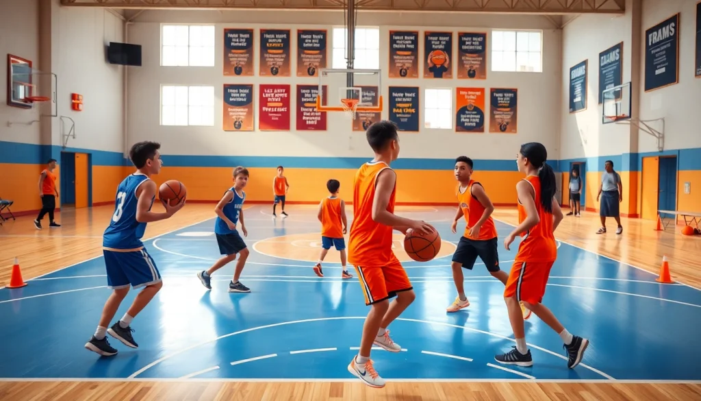 Youth players training at Takeover Basketball Academy showcase energy and teamwork.
