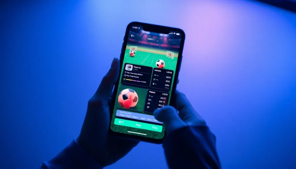 Betting on situs judi bola with interactive graphics and vibrant colors represents thrilling online gaming.