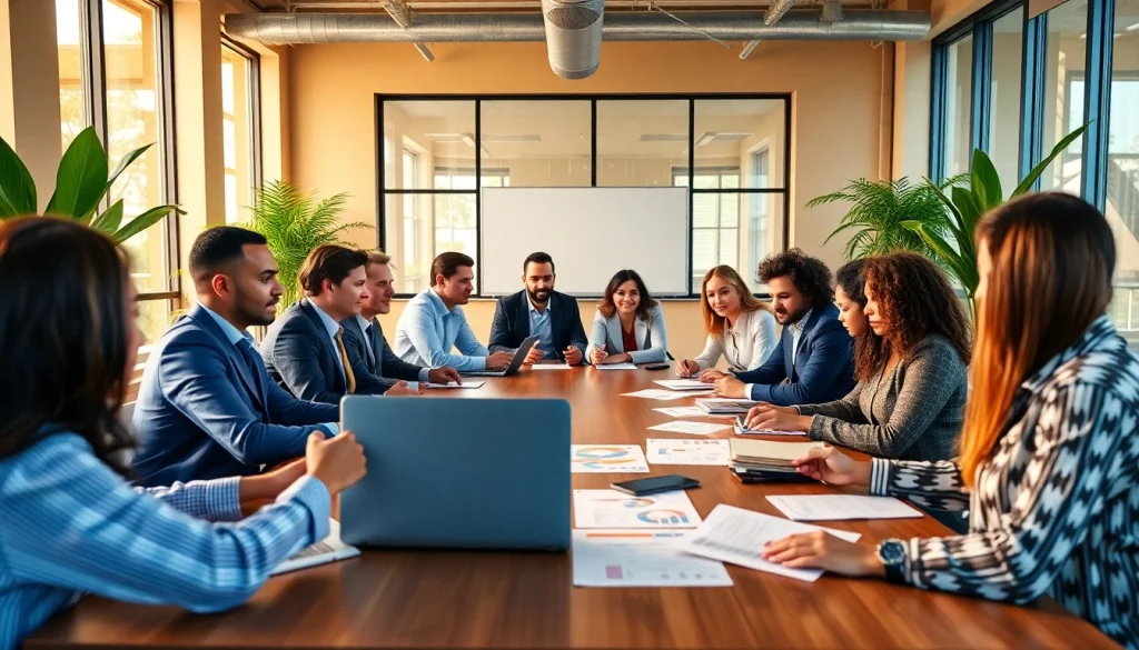 Collaborative discussion on amazon wholesale best practices in a modern office setting.